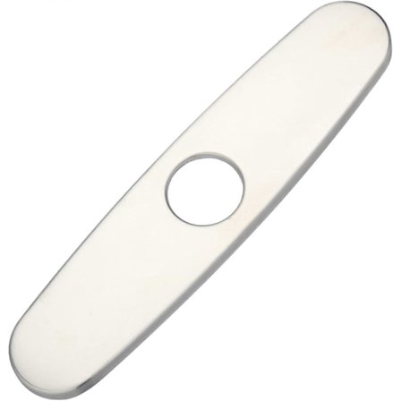 Hanan kansilevy, harjattu nikkeli, 10 tuumaa kylpyhuoneen tai keittiön pesuallashanaan