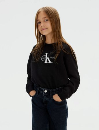 Calvin Klein Monologo Sweater - Black - 128