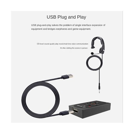 Q1 Usb7.1 Extern Ljudkort Dator Bärbar Dator Drivrutinsfri Högkvalitativt Spels ljudkort