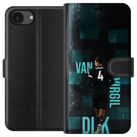 Apple iPhone 16e Lommeboketui Virgil van Dijk Liverpool Nederlandsk midtstopperikon og defensiv leder med styrke, ro og utrolig duellkraft