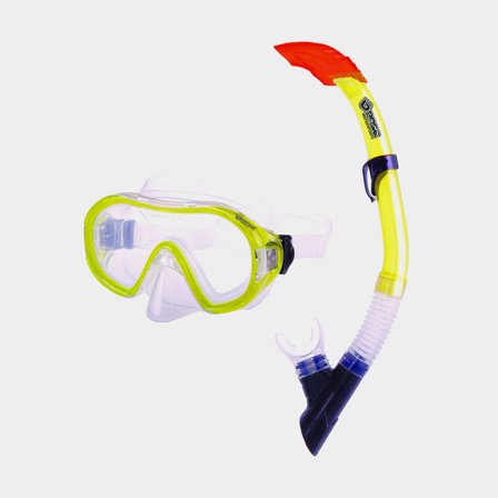 Snorkel set BASE Dolphin Yellow, One-Size junior