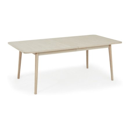 Matbord Rootz - Expanderbart bord - Utdragbart bord - Massiv ek och metall - Elegant finish - Hållbar - Enkelt underhåll - 100cm x 200-300cm x 75cm