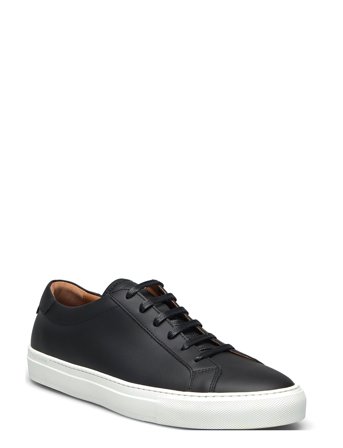 Polo Ralph Lauren Jermain Leather Sneaker - Black - 45