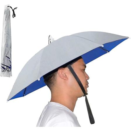 Paraplyhatt, håndfri paraplyhette for voksne og barn, fiskegolfhagearbeid utmerket