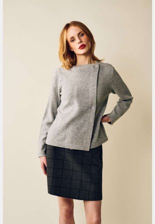Jumperfabriken Marlis Cardigan Tröjor Dam Brun S