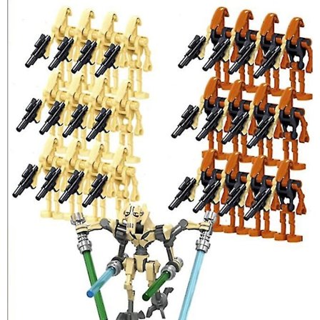 Star Wars Battle Droids Byggeklosser Sett Mini Actionfigurer Dukker Minifigurer Lekebord Dekorasjon For Fans