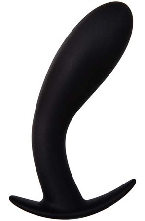Silicone Anal Plug Black 14,5 cm Analplugg - Blushme.se