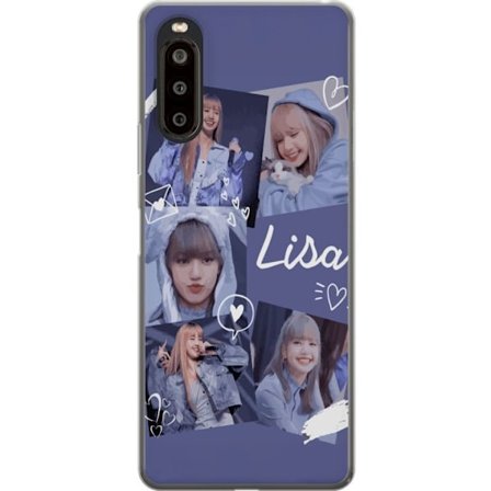 Yhteensopiva Puhelinkuori Sony Sony Xperia 10 II Lisa Blackpink – Aesthetic K-pop Queen