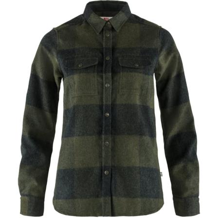 Fjällräven Canada Shirt Longsleeve Women's Women long-sleeved shirts Green M