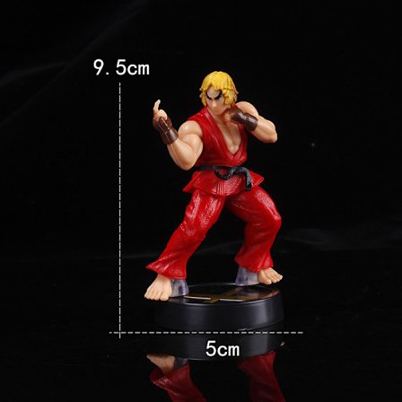 Anime-toimintahahmo PVC-lelut ja Street Fighter Game Dolls Room D