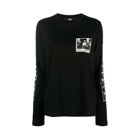 Karl Lagerfeld T-Shirts Sort, Dame