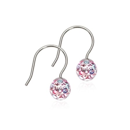 Blomdahl Örhängen NT pendant Crystal Ball 6 mm, Light fantasy