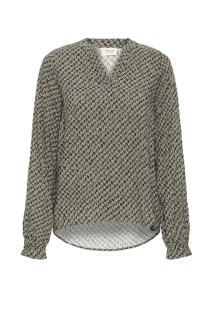 Fransa Frflowy Blouse Skjortor Dam Grön XS