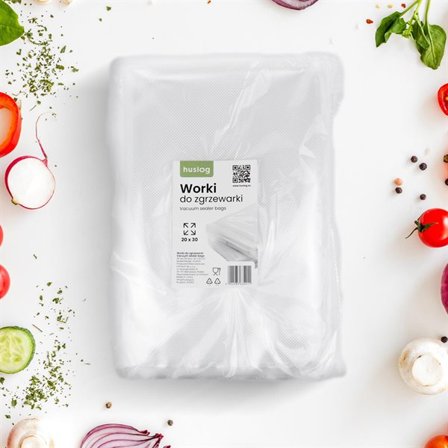 Huslog tyhjiöpussit 20×30 cm – 50 kpl