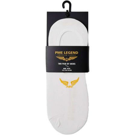 PME Legend, Socks cotton blend socks 2-pack white Wit, unisex, Maat:ONE Size