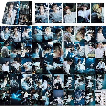 Kpop ENHYPEN Lomo 55kpl ENHYPEN DARK BLOOD Uusi albumi ENHYPEN Postikortit faneille (PUOLI)