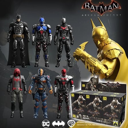 1 STK Batman Arkham Knight samlet model Blind Box 10cm Actionfigurer Samling Hobby Model Ornament Drenge Legetøj Gaver