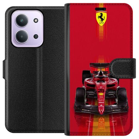 Yhteensopiva Lompakkokotelo Xiaomi Xiaomi Redmi 15C Ferrari Formula 1 -auto ikonisessa punaisessa muotoilussa urheilullisella tarkkuudella
