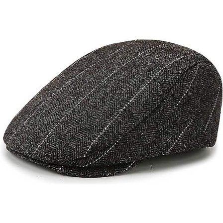 Sztxj Herr Flat Cap Beret Cap, Soot Cotton Peaked Cap Flat Cap, Beret Newsboy Cap, Duckbill Driving Cabbie Hunting Caps