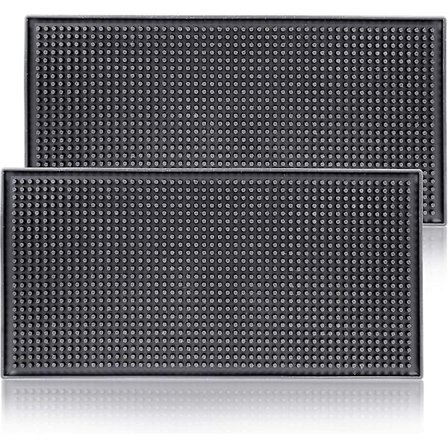 Baari Matto 12" X 6" Bla Baaripalvelun Vuodot Matot Työtaso (2 Kpl)