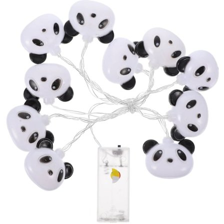 Panda LED Lyskæde, 1 Sæt Kreative Dekorative Lys til Hjemmefest