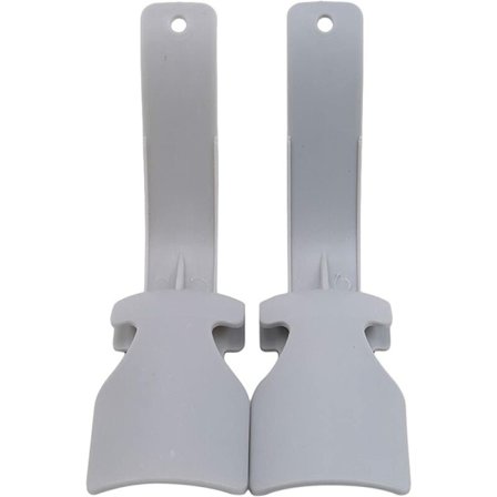 2-pack skohorn, skohorn för loafers, bärbart skohorn, lätt att bära, skor för män och kvinnor, blå