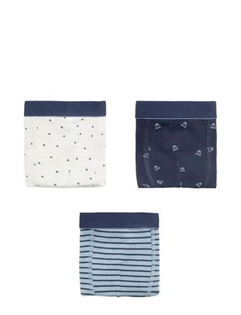 Mango 3-Pack Combined Briefs - Multi/patterned - 3-4