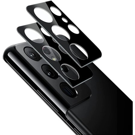 [2-Pack] Samsung S21 Ultra Linsskydd I Härdat Glas - Svart