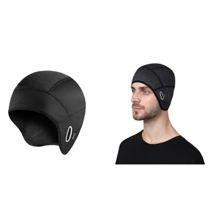 Cykelkasket til vinter Black