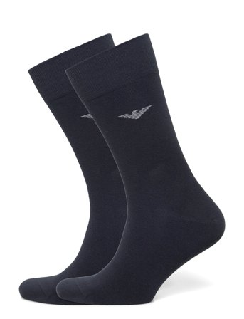 Men's Knit Short Socks Navy Emporio Armani