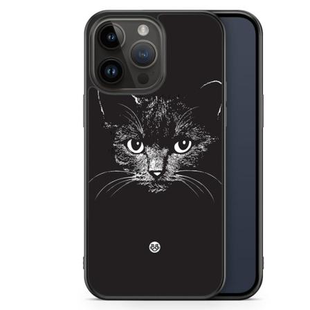 Bjornberry Skal iPhone 14 Pro Max - Svart/vit katt