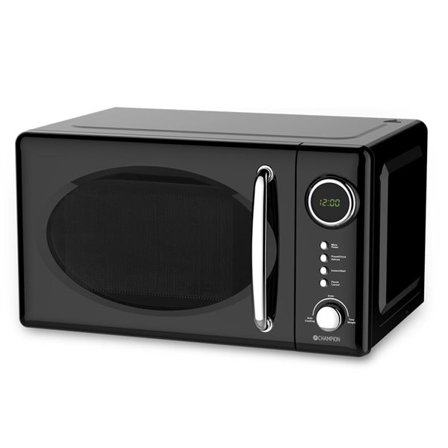 Champion retro mikroaaltouuni – 20 L, 700 W, 12 ohjelmaa, sulatus, LED-näyttö, lapsilukko