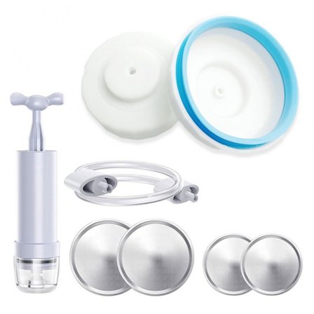 Burkförseglare och tillbehörsslang kompatibel med FoodSaver Vacuum S