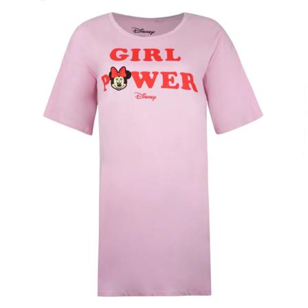 Disney Dam/dam Girl Power Minnie Mouse Nightie M Light Pi