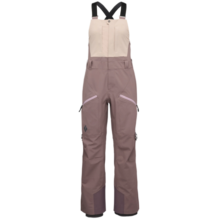 Black Diamond W's Recon Stretch Bibs Pale Mauve-Dark Mauve