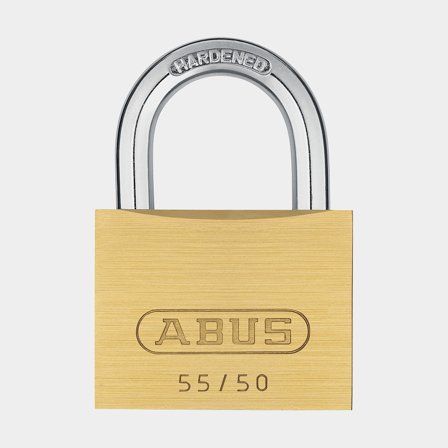 Hangslot ABUS 55/50, Ø7 mm, messing