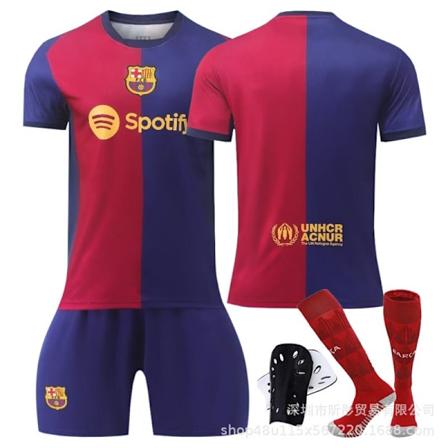 Uusi 24-25 Barcelona jalkapallopaita 8 Pedri 9 Lewandowski 30 Gavi 10 Messi paita sopii aikuisille Ei numeroa + sukat suoja No number + socks guard L 