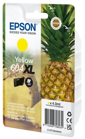 Epson 604XL Singlepack - XL - gul - original - blekkpatron