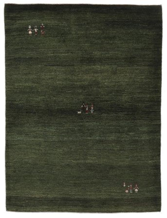 Annodato A Mano Gabbeh Persia Tappeto 152X200 Di Lana Nero Piccolo