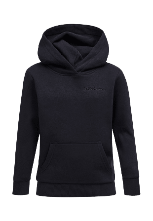 Peak Performance Jr Original Small Logo Hood Hoodies & sweatshirts Unisex Svart 160