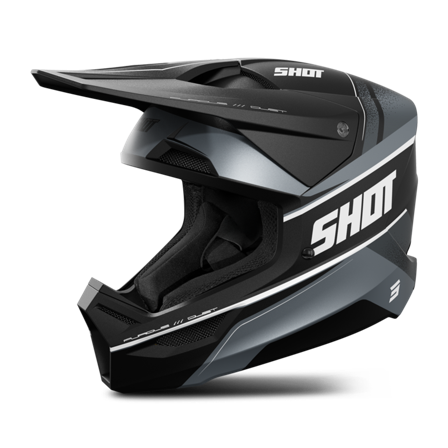 Casco Cross Shot Furious Polvere nero opaco XL