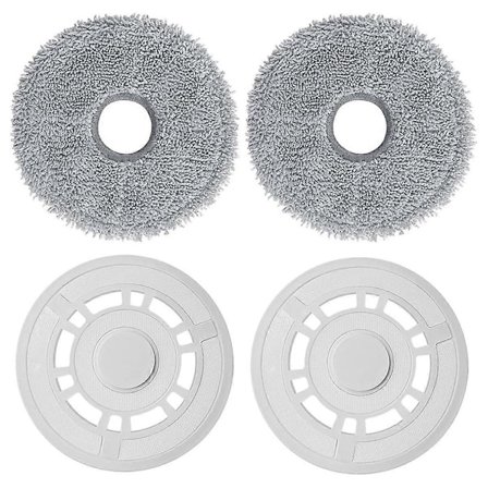 Moppekluter med moppeplater for Dreame L10 Ultra / L10S Pro / L10S Ultra / L10S Pro Ultra / L10 Prime Støvsuger Mopp