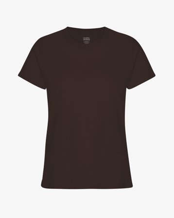 Women Light Organic Tee - Coffee Brown XS
