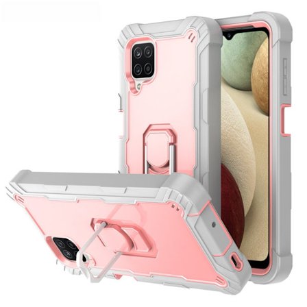 Case för Samsung A12 5G Case, Galaxy A12 Case, Allytech Slim Fit Rugged 3-lagers stötsäkert skydd Hybrid Kickstand Phone case Cover för