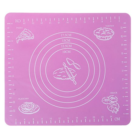 Non-Stick silikonmatta Rolling Dough Liner Pad Bakverk Tårta Baka