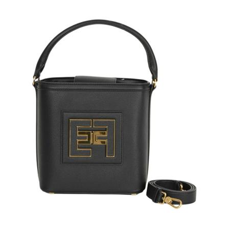Elisabetta Franchi HandTass , Zwart , Dames , Maat: ONE Size Handtassen