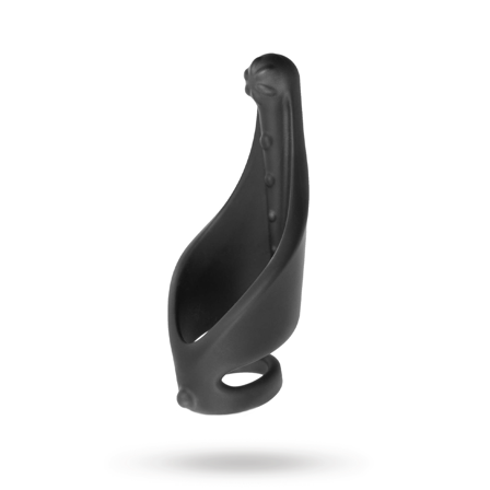 JET HORNY Cock Ring With Ball Strap & Clit Stimulator - NMC