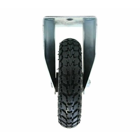 Pneumatiske Roulletter - Sæt på 4 - 200mm - 2 Drejelige - 2 Stationære - Belastning 100kg