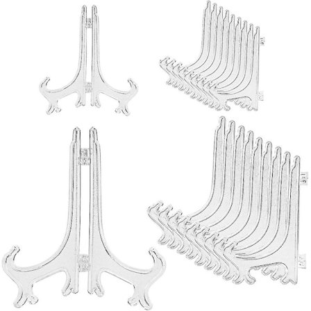 20-pakning plaststativ for visning av bilder, foto, tallerken