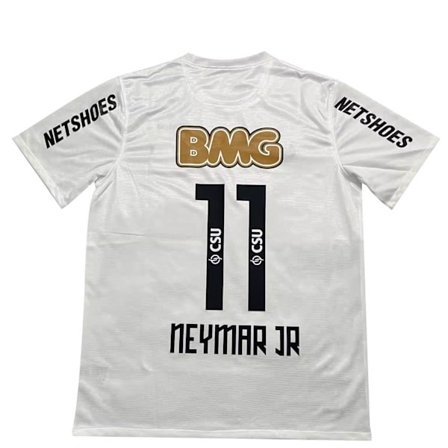 Hot Season 1213 Brasil Santos Jersey Santos Jubileumsutgave Nr. 11 Neymar Fotballdrakt Hvit 11 Hvit 11 Hvit 11